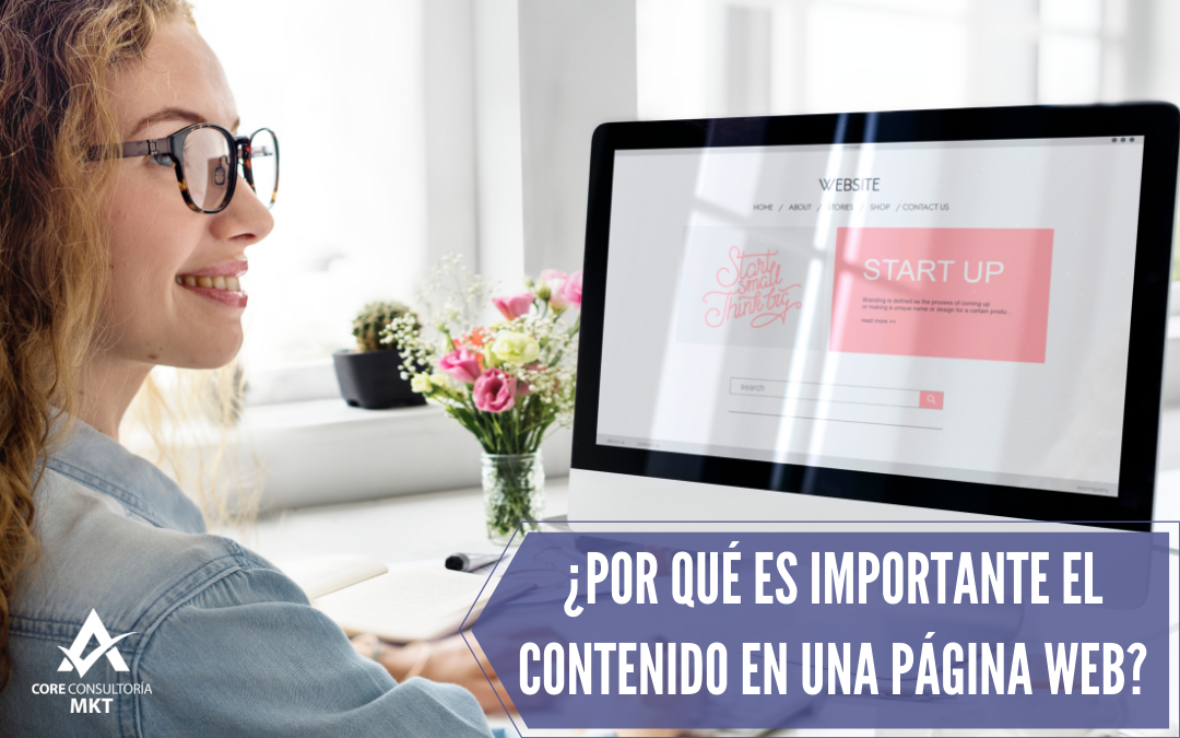 ¿Por qué es importante el contenido en una página web?